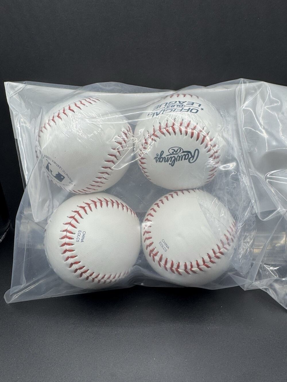 NEW Rawlings Baseballs Lot Of 4. OLB3. 9in 5oz